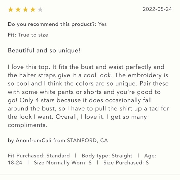 Anthropologie NWT Avril Embroidered Striped Knit Halter Size XXS. - Picture 7 of 7